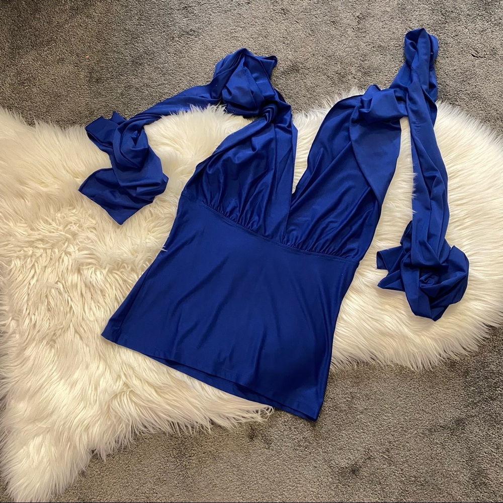 Blue convertible top